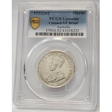 AUSTRALIA 1932 . FLORIN . PCGS GENUINE